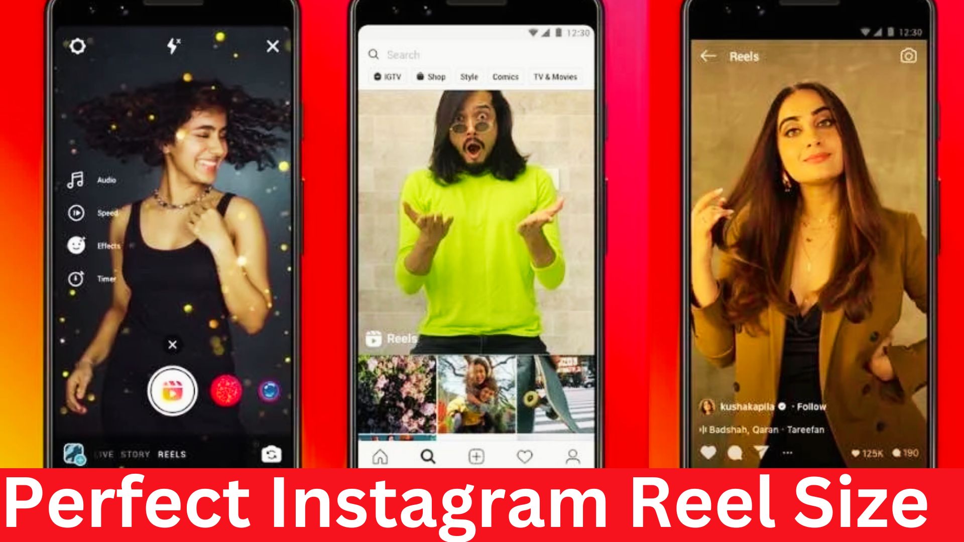 Perfect Instagram Reel Size